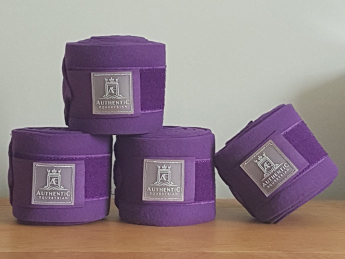 Fleece bandages - Purple